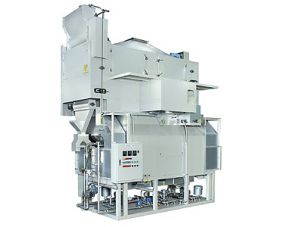 ドラム式透気乾燥機付き遠赤外線回転火入機